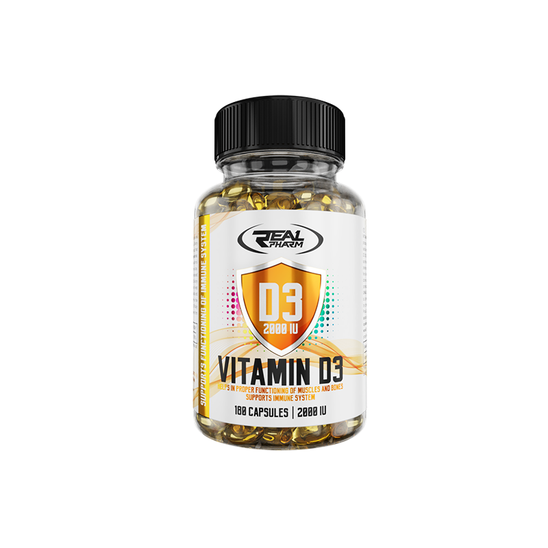 Real Pharm D3 2000 180 kaps.
