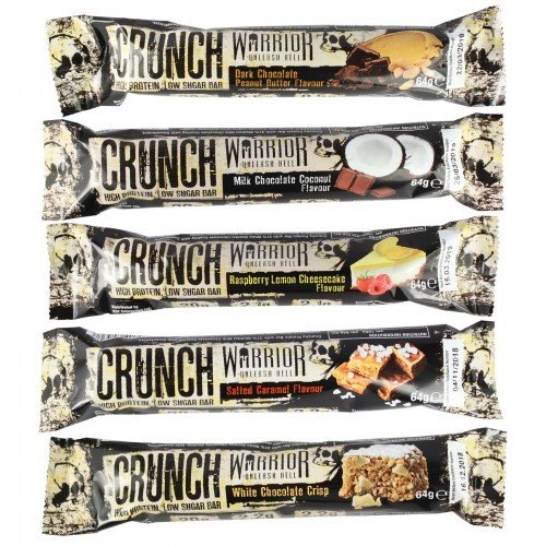 Warrior Crunch baltyminis batonėlis 64g.