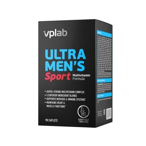 VPLab Ultra Men's Sport Multivitamin Formula (vitaminai vyrams) 90kapl.