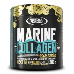 Real Pharm Marine Collagen 300g. (apelsinų skonio)