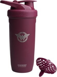 Gertuvė SmartShake Reforce Stainless Steel Wonder Woman 900ml.