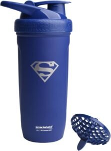 Gertuvė SmartShake Reforce Stainless Steel Superman 900ml.