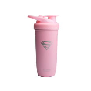 Gertuvė SmartShake Reforce Stainless Steel Supergirl 900ml.
