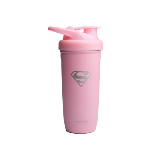 Gertuvė SmartShake Reforce Stainless Steel Supergirl 900ml.